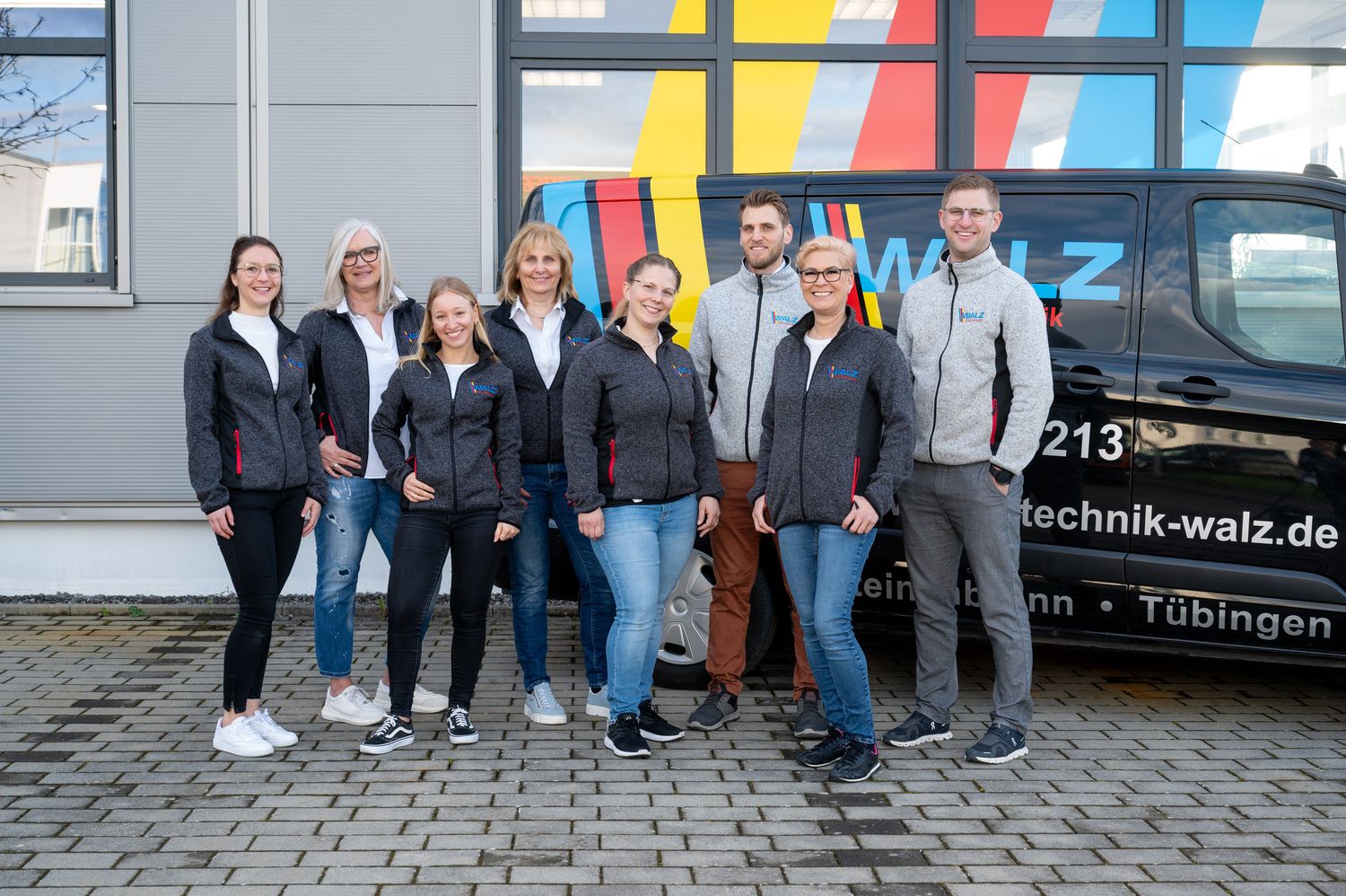 Gruppenfoto vom Team
